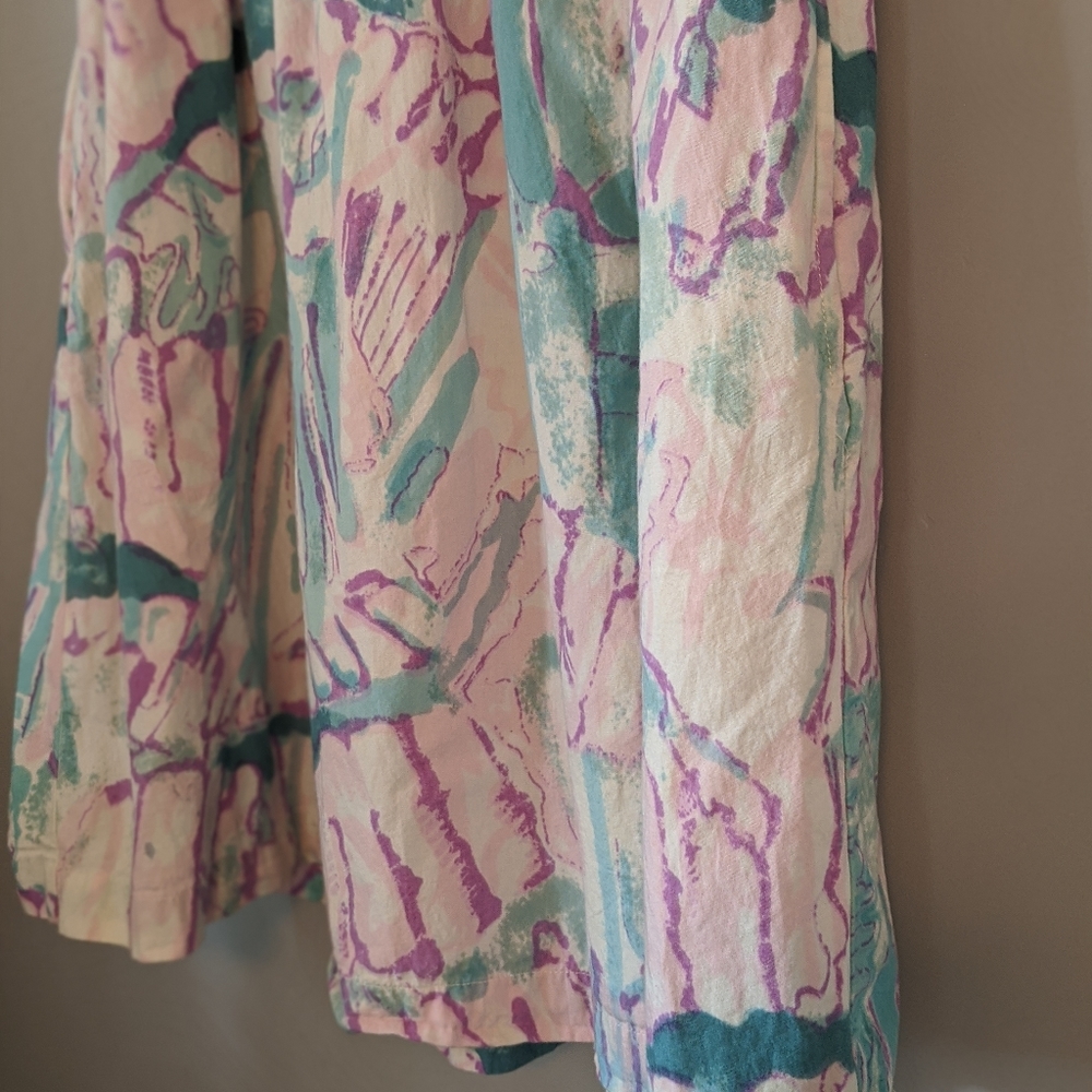 Urban Outfitters Kimchi Blue l Strapless Watercolor Print D… - Picture 5 of 11
